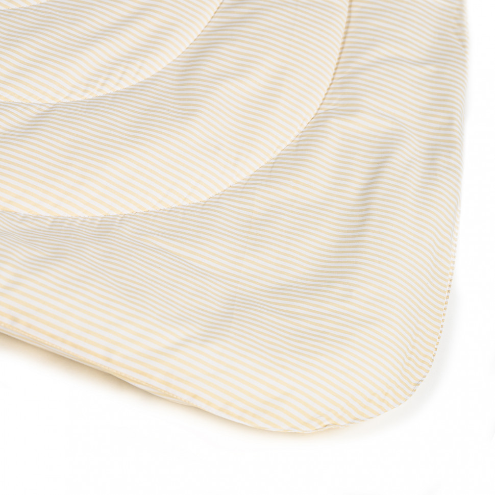 Одеяло с дизайнерской стежкой Ultra Percal 200гр Желтая полоска DU-Y8D018(1) фото