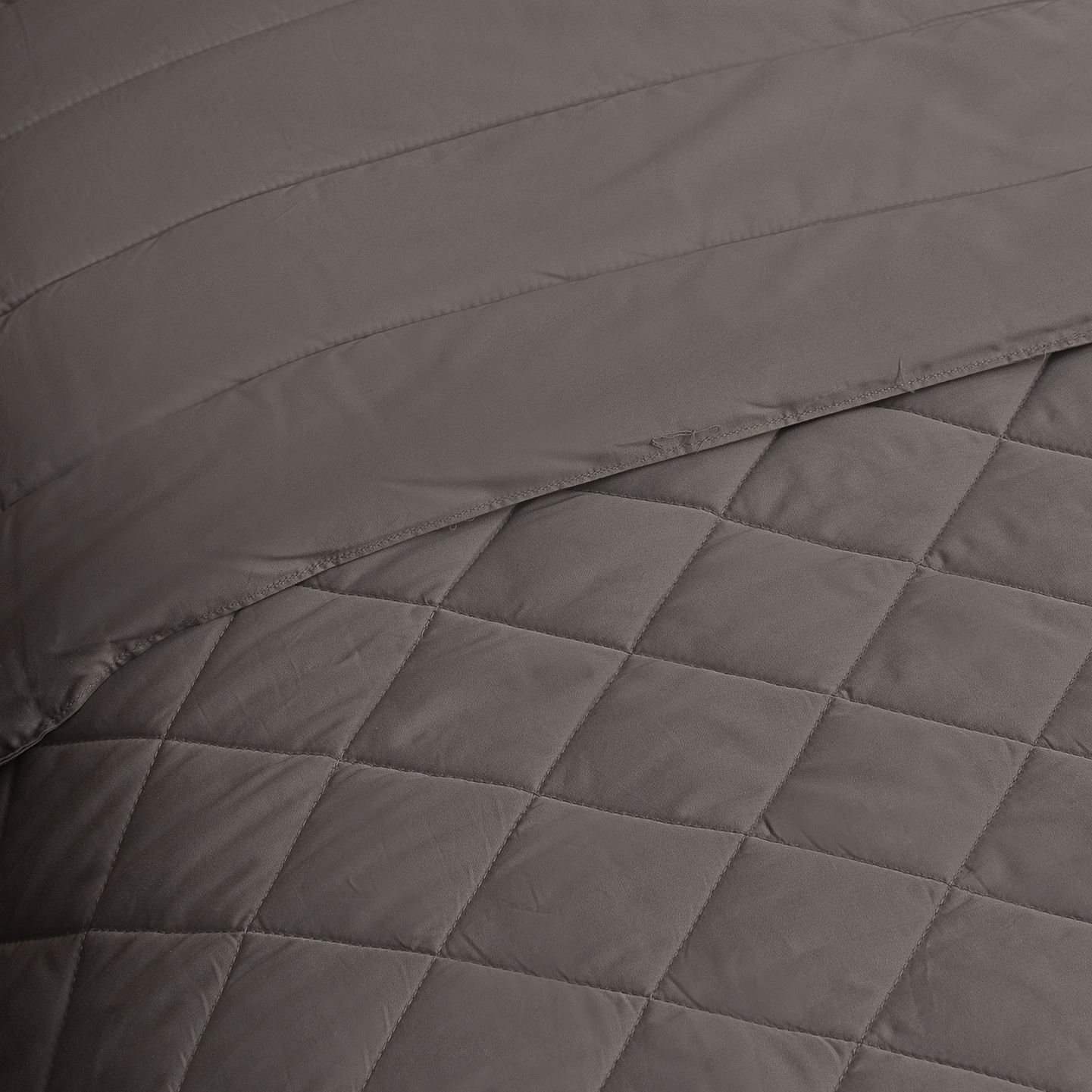 Одеяло с дизайнерской стежкой Ultra Satin 200гр Темно-серый DU011-2 фото